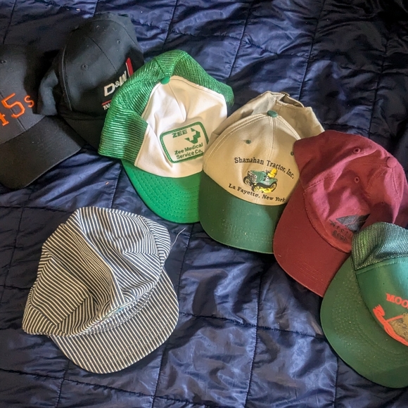 USA Hat Lot - Vintage And American Company Trucker Hat Ball Cap Lot - Picture 8 of 16